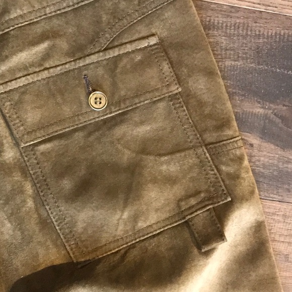 DANIER WASHABLE SUEDE, LINED, 5 POCKET, WIDE LEG, VINTAGE PANT - Picture 7 of 11